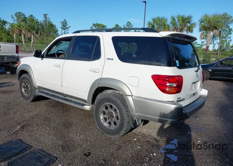 2004 Toyota Sequoia Sr5 V8 z USA, uszkodzony, nr VIN 5TDZT34A04S220874